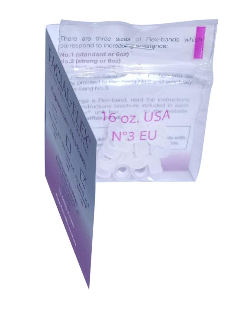 FACIAL-FLEX Flex-bands for use with FACIAL-FLEX Facial Toning exerciser