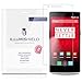 ILLUMISHIELD Screen Protector Compatible with OnePlus One (3-Pack) Clear HD Shield Anti-Bubble and Anti-Fingerprint PET Film