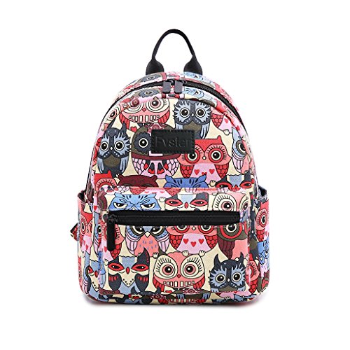 Fvstar Owl Canvas Teen Girls Backpack Cute Kids Mini Bahrain Ubuy