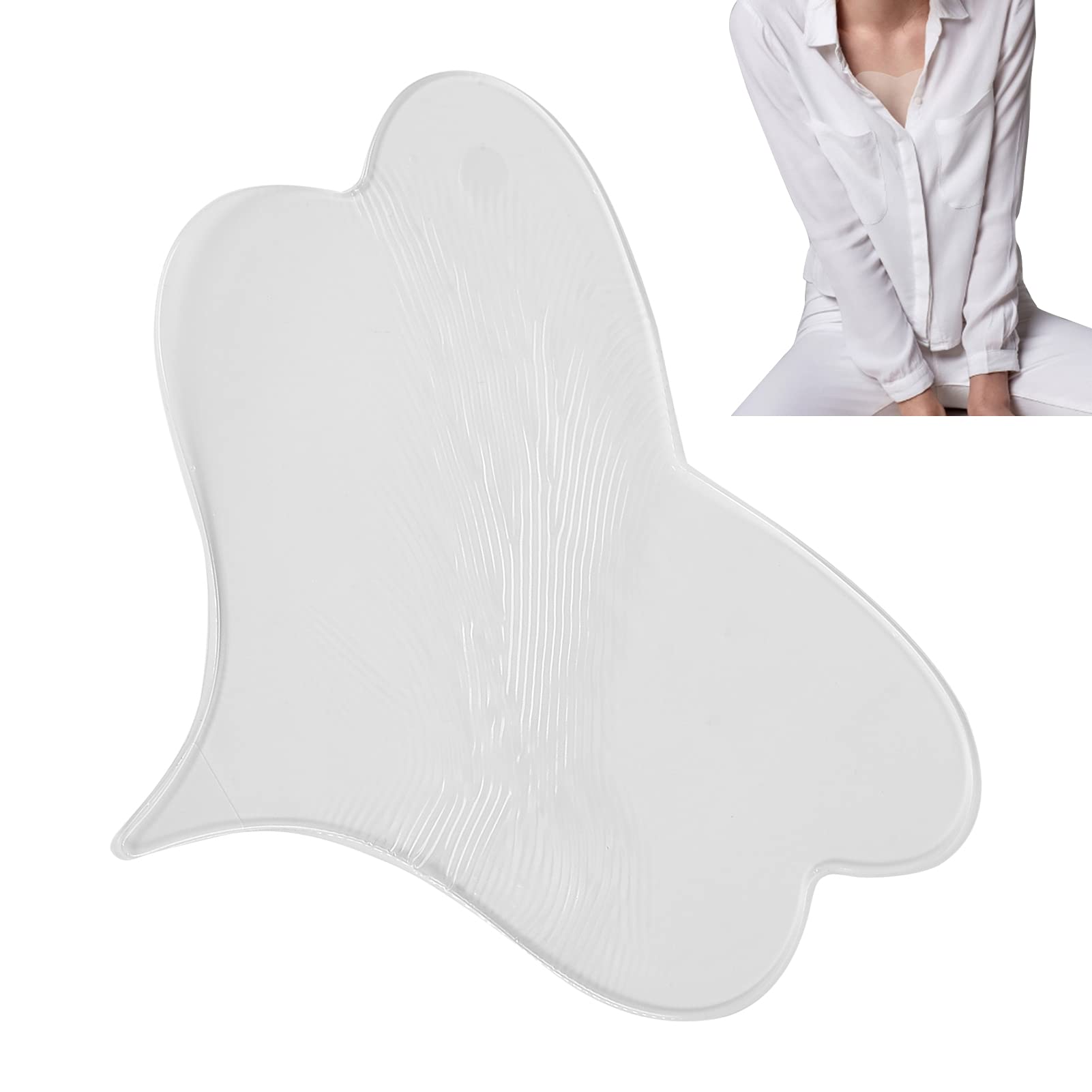 Chest Wrinkle Pads Silicone Anti Wrinkle Patch Reusable Transparent Washable Decollete Skin Patches for Women Smooth Chest Sticker