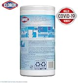 Clorox Disinfecting Wipes Fresh Scent 75 Count Canister view 3