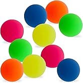 Bouncy Balls, 10 PCS 25mm Mixed Color Bouncy Ball for Birthday Loot Bags, Kids Gift Goodie Bags (Good Bounce Power & Matte Te