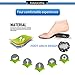 Shoe Insoles for Forplantar Fasciitis - Full Length Arch Support Orthotics Insoles for Men & Women, Heel Pain Relief, Shock Absorption for Walking, Running and Hiking, Cuttable Size (5-9)