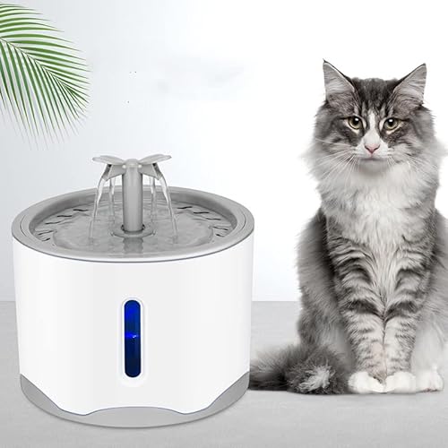 Cat Water Fountains, 2.6L Automatic Pet Animal Water Fountain Dog Water