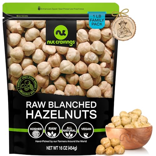 NUT CRAVINGS - Raw Blanched Hazelnuts Filberts