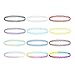FENICAL Choker Necklace Stretch Gothic Tattoo Henna Elastic Choker Necklace Set 12-Pack