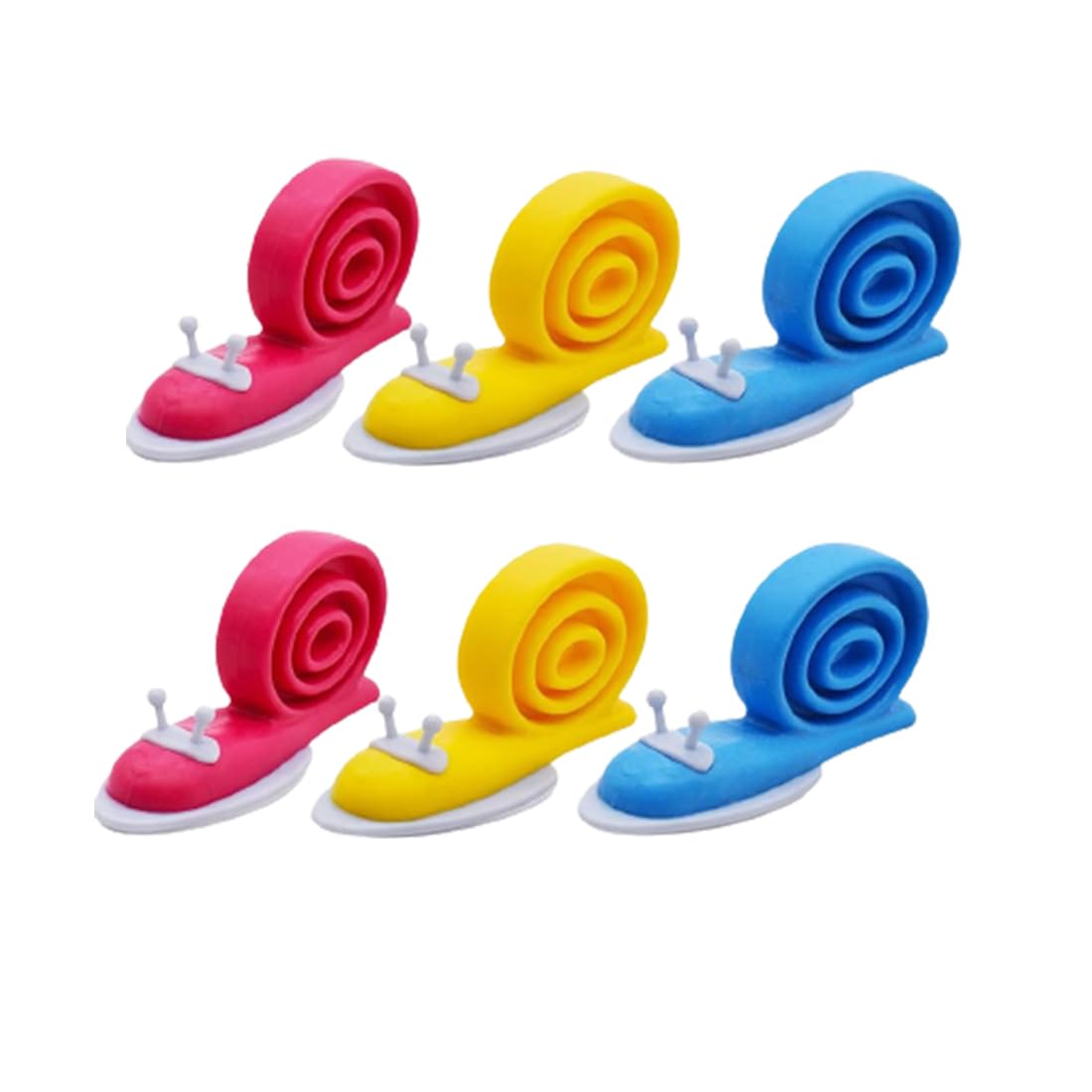 Door Finger Pinch Guards, 6 Pack, Baby Door Stopper, Cartoon Snails Door Stop, Baby Finger Protector, Kids Proofing Finger Pinch Guard, Prevent Child Finger Pinch Injuries and Getting Locked