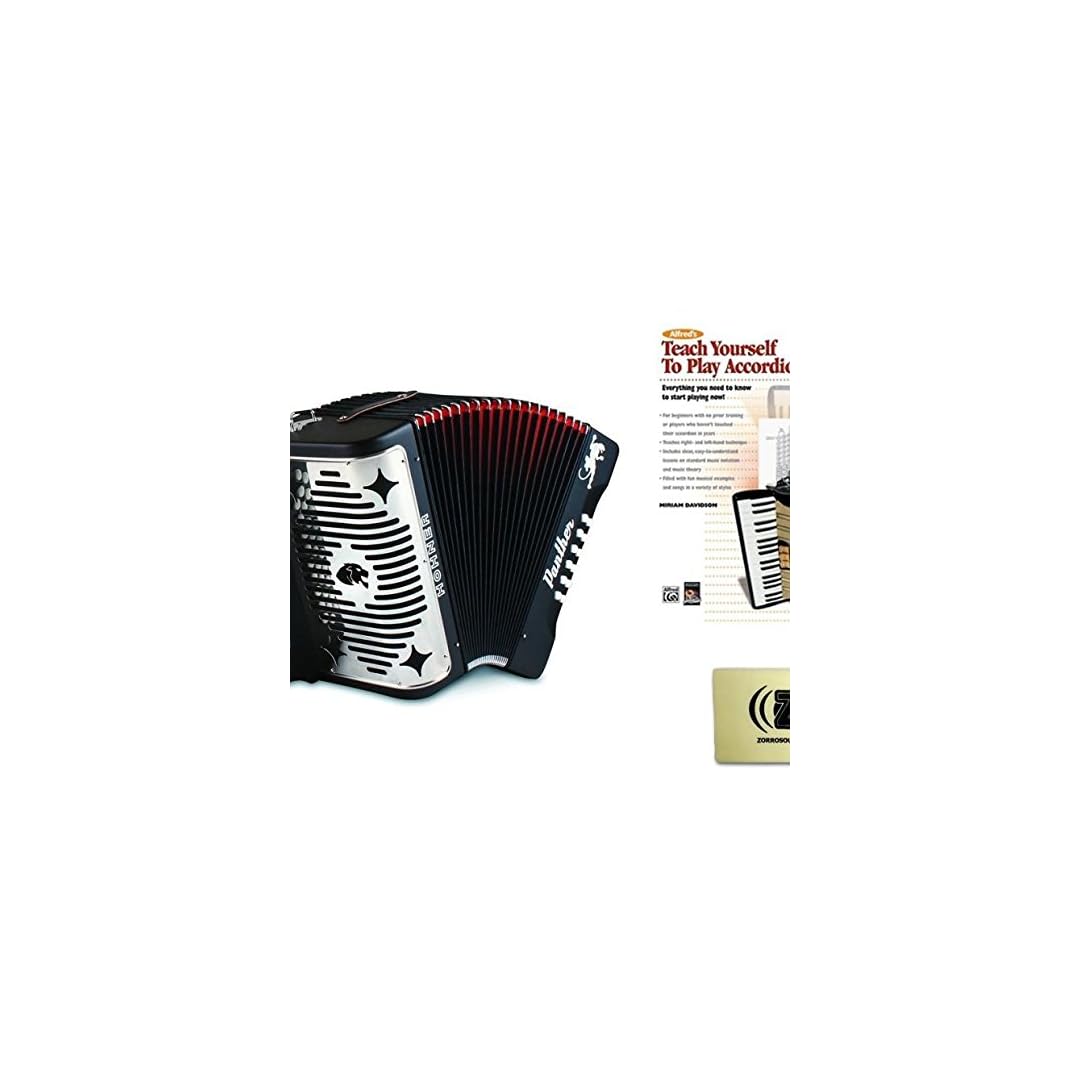 Hohner AGB Panther Accordion 3100FB Diatonic Accordion Gig Bag