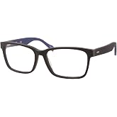 Hugo Boss Hugo Rectangular Eyeglasses HG 0182 003 Matte Black/Blue 55mm