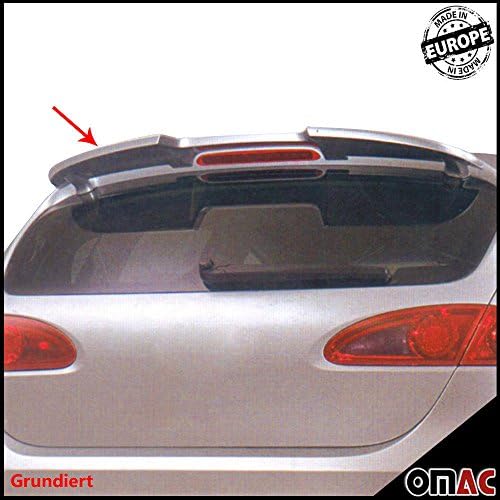 SEAT LEON HATCHBACK REAR SPOILER Roof Spoiler Wing Primed 2009-2012