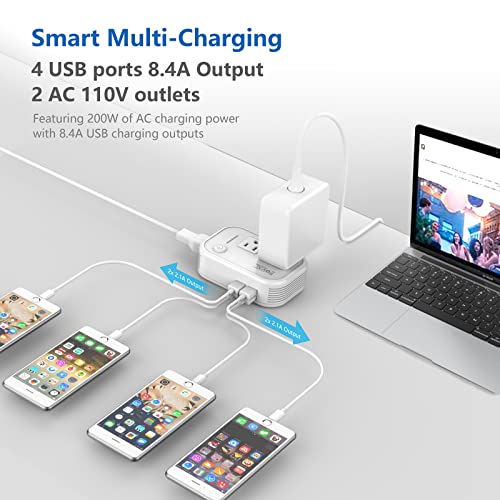 FOVAL Power Step Down 220V to 110V Travel Voltage Converter