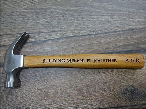 PERSONALIZED ENGRAVED HAMMER GIFT for HIM DAD HUSBAND BROTHER BOYFRIEND GRANDPA GROOM GROOMSMAN UNCLE PERSONALIZED TOOLS