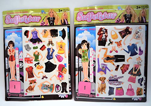 Street Smart Girl Magnetic Dress Up Paper Doll One Random Style