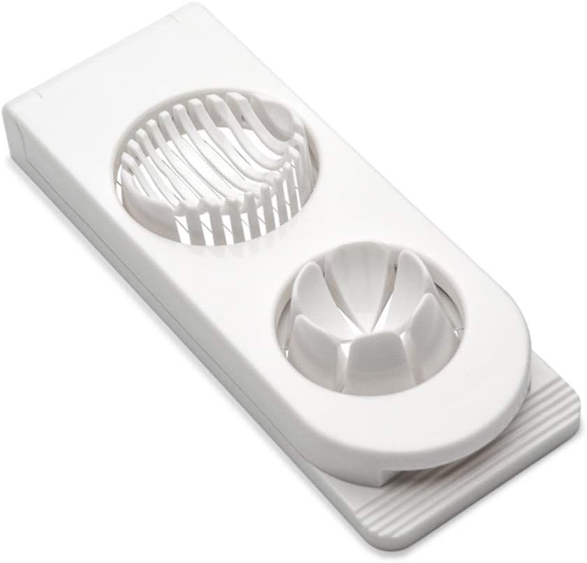 2-in-1 Multi-Function Egg Cutter, Ergonomic Handle, Non-Toxic, Portable, Durable, Hygienic, Operation is Quick and Easy, Suitable for Kitchen, Restaurant