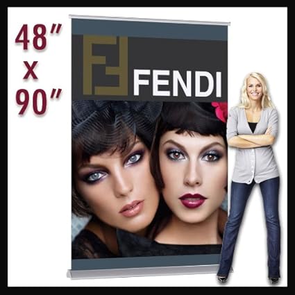 Amazon Com Premium Retractable Banner Stand 48 Trade Show