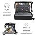GoPenguin Luggage, Carry On Luggage with Spinner Wheels, Hardshell Suitcase for Travel with Built in TSA Lock Black