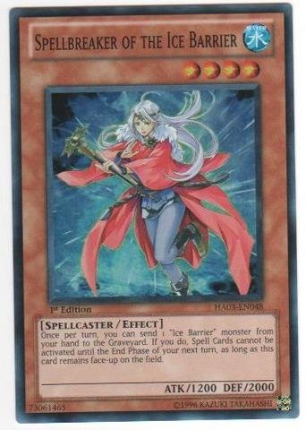 Yu-Gi-Oh! - Spellbreaker of the Ice Barrier (HA03-EN048) - Hidden Arsenal 3 - Unlimited Edition - Super Rare