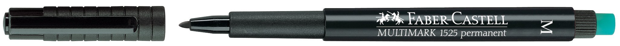 Faber-Castell Multimark Permanent Medium Marker - Black (Box of 10)