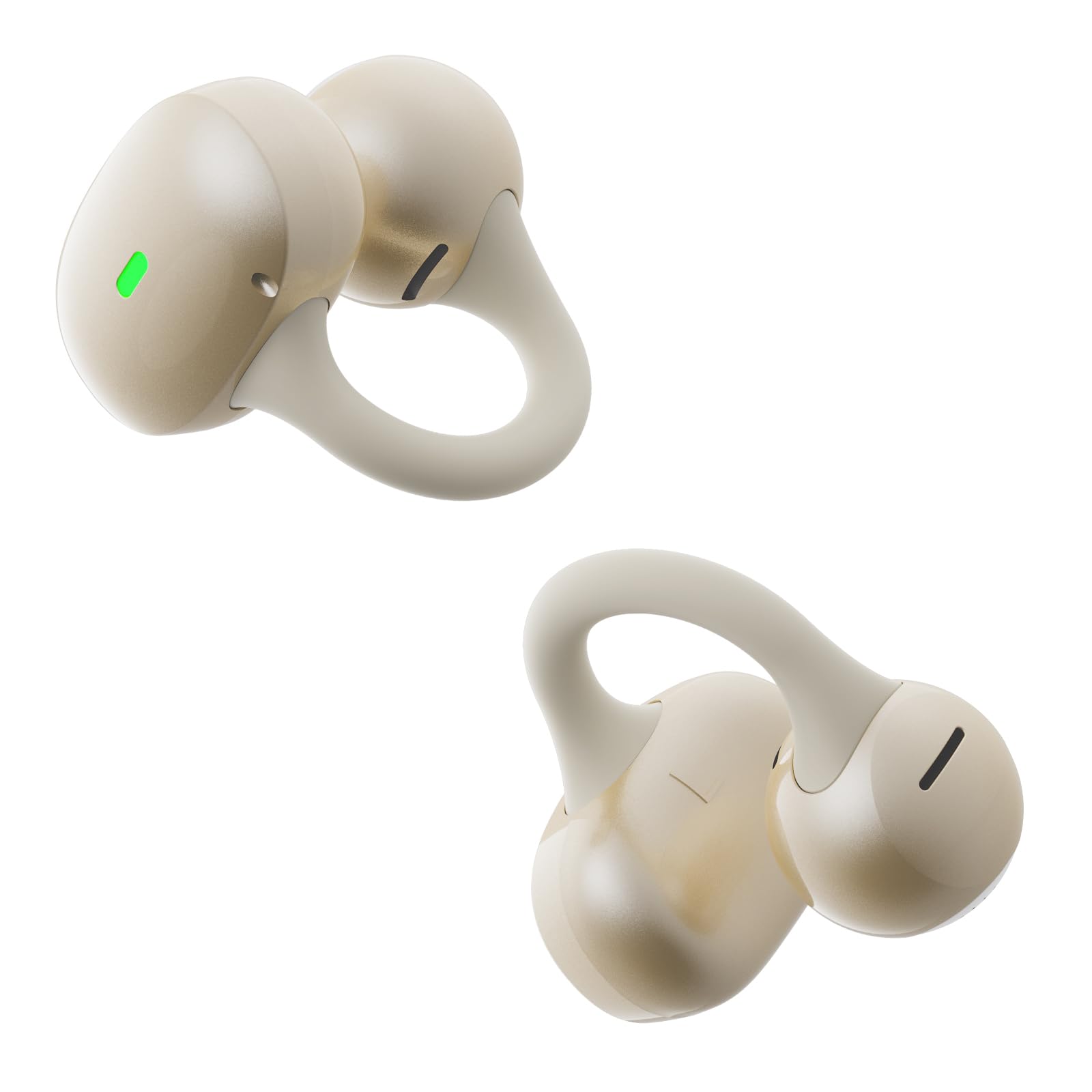 Photo 1 of inscamera Open Ear Earbuds, Clip-On Earbuds Wireless Bluetooth, Ear Clip Bluetooth Headphones, Lightweight Comfort, Ergonomic Secure Fit for Small Ears, Ultra Open Audio, Waterproof, 40H Playtime