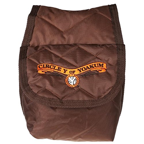 Circle Y Two Sided Brown Pommel Bag
