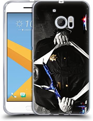 Official Jason Bullard Police Hero Law Enforcement Soft Gel Case for HTC 10