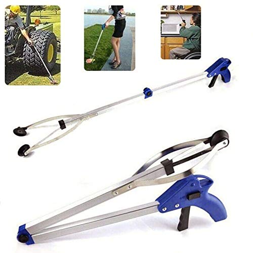 GSDJU Senioren,Müllgreifer,Müll-Clip,Büro,Wohnmobile,1PCS Folding Household Müllsammler Alloy Trash Grabber Müllclip für… – Bild 3