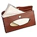 eJiasu Car Tissue Holder, Sun Visor Napkin Holder, Car Visor Tissue Holder, PU Leather Backseat Tissue case Holder for car,Vehicle(Brown)
