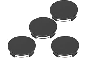 Dpofirs 65MM 2.6 Inch Wheel Center Caps Durable Chrome Finish for Car Hub Center Cover Replacement, 4PCS for Tire Protection 