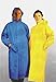 Wealers Adult Heavy Duty Breathable Thick PVC Trench Raincoat – Reusable| Portable| Adjustable Hood| Flap Pockets| Comes with a Small Carrying Bag