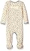 Burt's Bees Baby Unisex Organic Lap Shoulder Footed Coverall, Buttermilk Honey, 6-9 Months