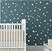 Multi Size White Star Stickers Wall Decor for Baby Nursery Decor boy Girls Room Decor Sweet Dream Good Night Home Wall Decor Bedroom Star Decor YYU-10 (White)
