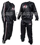 Heavy Duty Sweat Suit Sauna Exercise Gym Suit Fitness Weight...