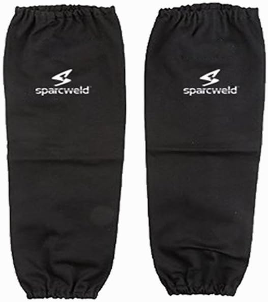 Flame-Resistant Welding Sleeves, Sparcweld Black One, 18.5", Black