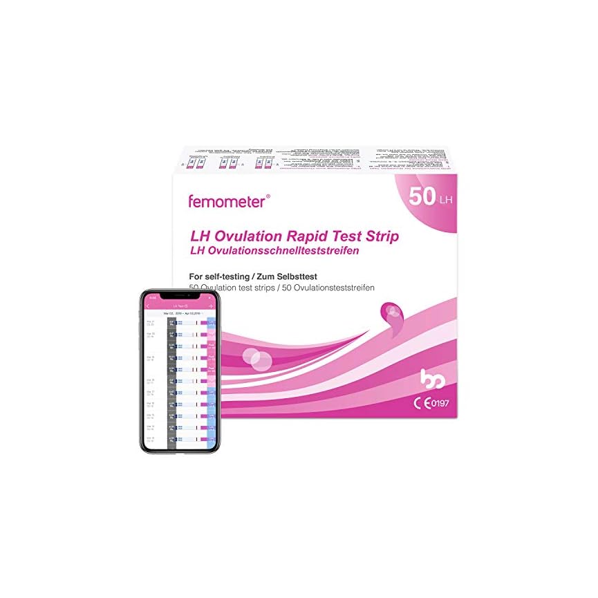 Femometer Ovulationstests 20 miu/ml (50 Stück) ⋆ Babybauchshop