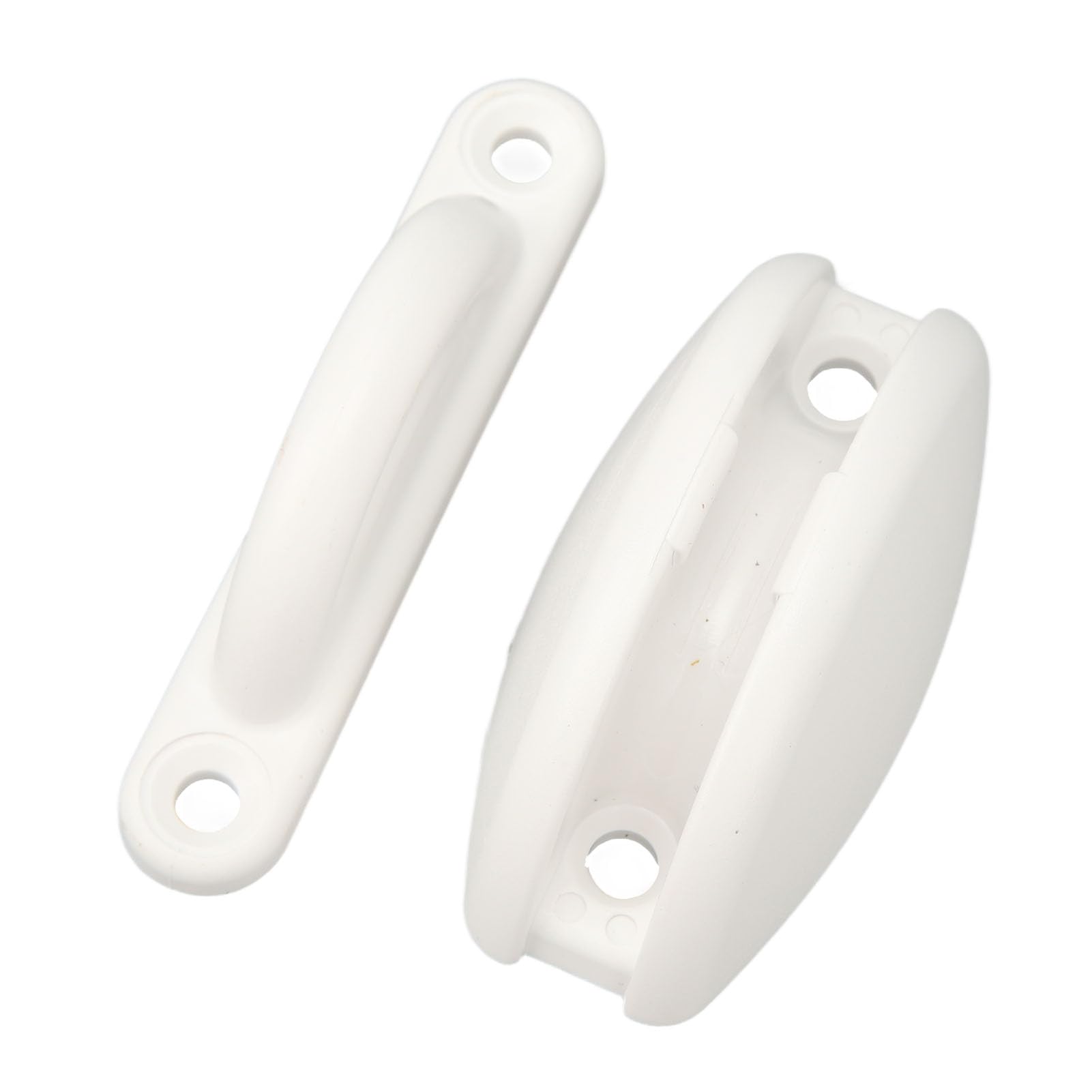 VOBOR 2x Caravan Door Retainer,RV Door Retainer Kit Door Stop Retaining Catch Holder with Screws for Camper Boat Trailer Campervans External Doors(White)