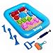 Play Sand Kit for Kids - Kinetic Sandbox with Sand Tray, Tools & 3.5 lb Non-Toxic Sand - Educational Sensory Toys for 3 4 5 6 Year Old Girls & Boys - Creative Sand Play Set