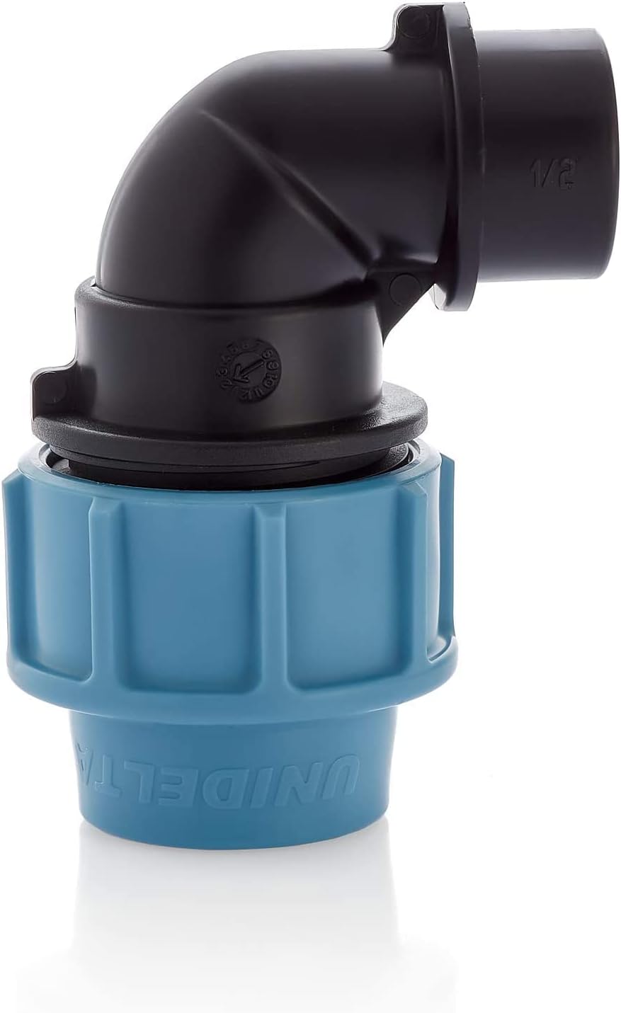 HYDROBIL 20mm x 3/4" BSP Female Elbow MDPE Fitting 16 Bar Water Pipe Connector