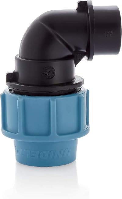HYDROBIL 20mm x 3/4" BSP Female Elbow MDPE Fitting 16 Bar Water Pipe Connector