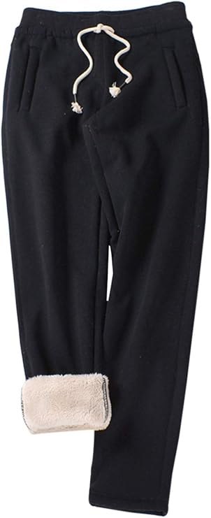 women's fleece lined jogging pants
