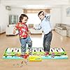 m zimoon Kids Piano Mat, Piano Music Mat Dance Mats Touch Play Mats Floor Keyboard Musical Carpet Mat Gift Toys for 2 3…
