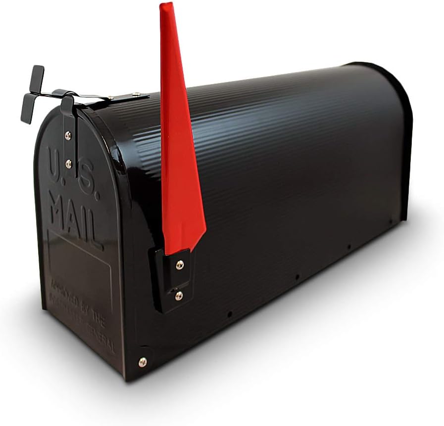 US Mailbox Amerikanischer Briefkasten Standbriefkasten Wandbriefkasten Letterbox Schwarz