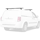 Vantech Universal Steel M1000 Ladder roof Van Rack w/ 55" Bars Black