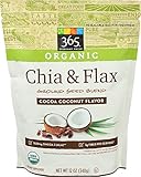 365 Everyday Value Organic Chia & Flax Ground Seed Blend, Cocoa Coconut Flavor, 12 oz