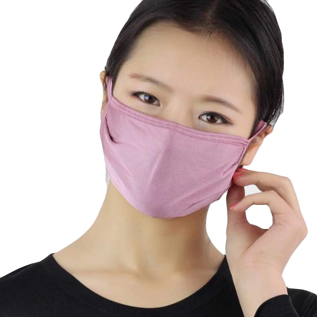 Anewoneson 2020 Women Silk Reusable Filter PM2.5 Air Filtration Washable, Reusable Purple