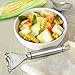 Orblue Corn Cobber, Stainless Steel Corn Peeler and Kernel Cutter