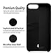 Cobble Pro Premium Leather Case, [Handcrafted] PU Leather Back Phone Case Cover with ID Credit Card Slot Holder Compatible with iPhone 8 Plus / 7 Plus (5.5