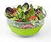 PrepWorks 4 Qt Collapsible Salad Spinner – Space-Saving, BPA-Free, Easy-to-Use for Quick Salad Washing & Drying, Dishwasher Safe