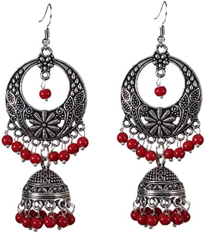 Dangler Earrings for Women (Silver) (739)
