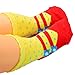 Lystaii 12 Pairs Anti-slip Soft Cotton Baby Kid Socks for 1-3/12-36 Months Years Baby 3.5''-4.7'' Cute Cartoon Boys Girls Toddler Socks Random Color Non-Skid Knit Infants Socks