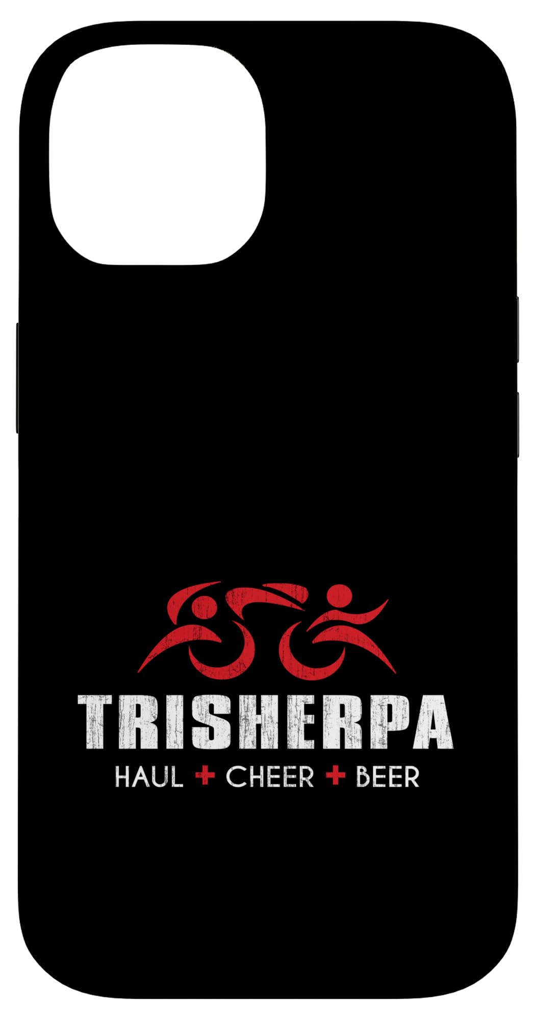 TRISHERPA Tri Sherpa Triathlon Inspired - Haul Cheer Beer Case for iPhone 14